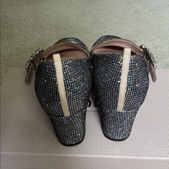 SJP by Sarah Jessica Parker Glitter Heels - Silver - Picture 4 of 5